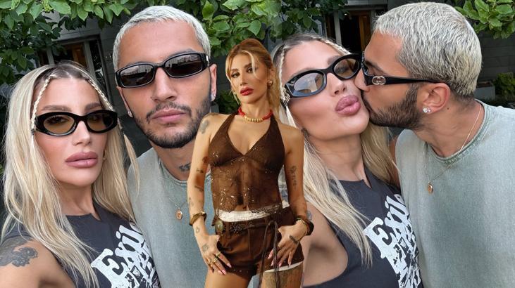İrem Derici sevgilisi Melih Kunukçu'ya aşkını ilan etti! 'Seni canımdan çok seviyorum'