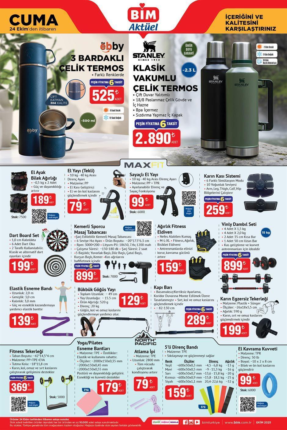 YEPYENİ BİM aktüel katalog raflarda Bu hafta BİM 21 - 24 Ekim 2025 aktüel kataloğu indirimli ürünleri belli oldu Stanley Termos, Yoga-Pilates Aletleri, Isıtıcı Çeşitleri geliyor YEPYENİ BİM aktüel katalog raflarda Bu hafta BİM 21 - 24 Ekim 2025 aktüel kataloğu indirimli ürünleri belli oldu Stanley Termos, Yoga-Pilates Aletleri, Isıtıcı Çeşitleri geliyor