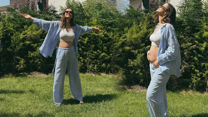 İrem Helvacıoğlu ve bebeği Sora'dan ilk fotoğraf