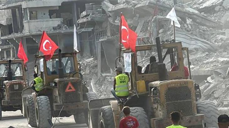 Gazze'de Türk bayrağı! İsrail basını bu görüntüyü konuşuyor