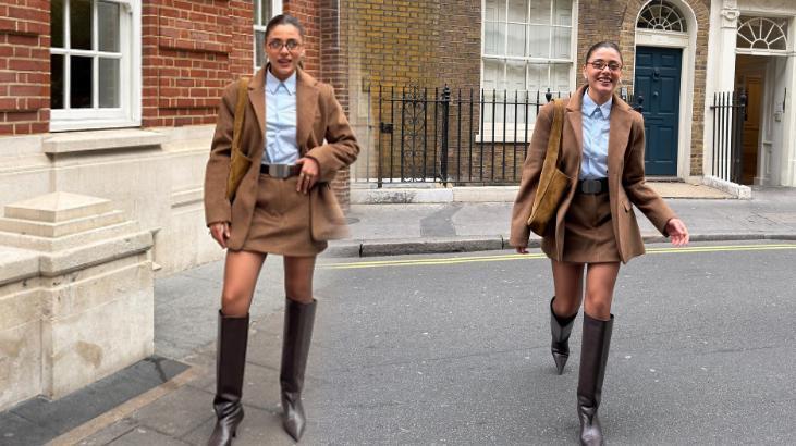Sıla Türkoğlu'nun Londra kombinleri! Kısa sürede binlerce beğeni aldı