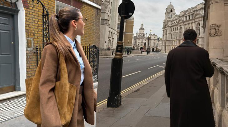 Sıla Türkoğlu's London outfits received thousands of likes in a short time.