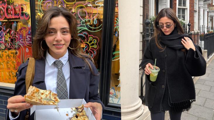Sıla Türkoğlu's London outfits received thousands of likes in a short time.