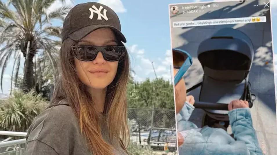 Sözleri duygulandırdı İrem Helvacıoğlu ve minik kızı Soradan yeni kare