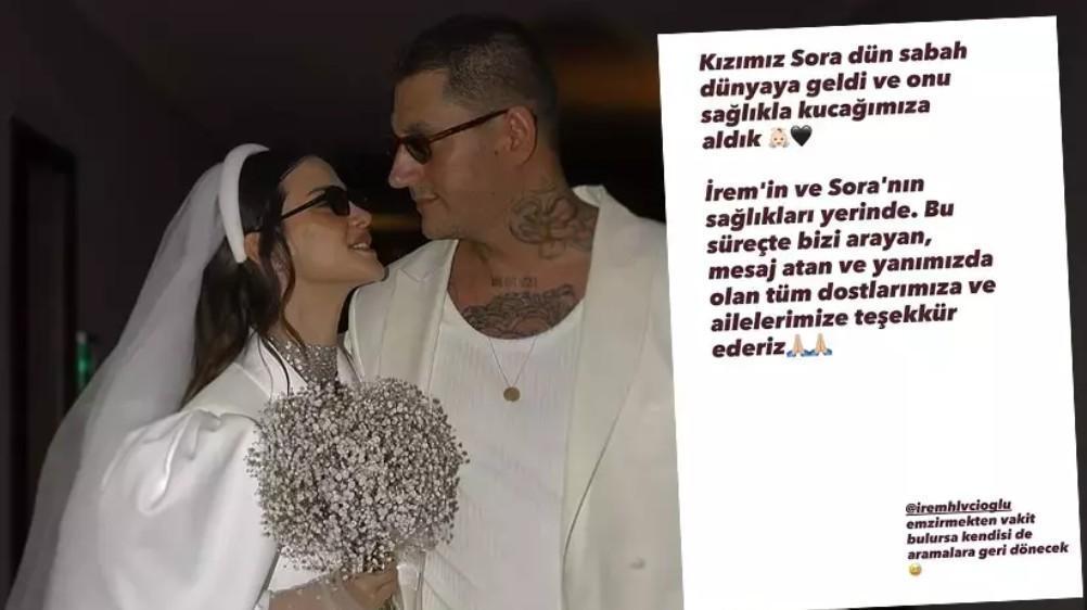 Sözleri duygulandırdı İrem Helvacıoğlu ve minik kızı Soradan yeni kare