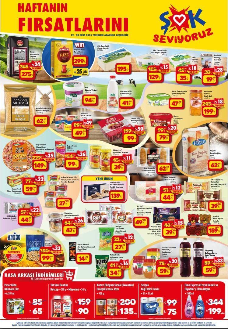 ŞOK 22-28 EKİM AKTÜEL KATALOĞU