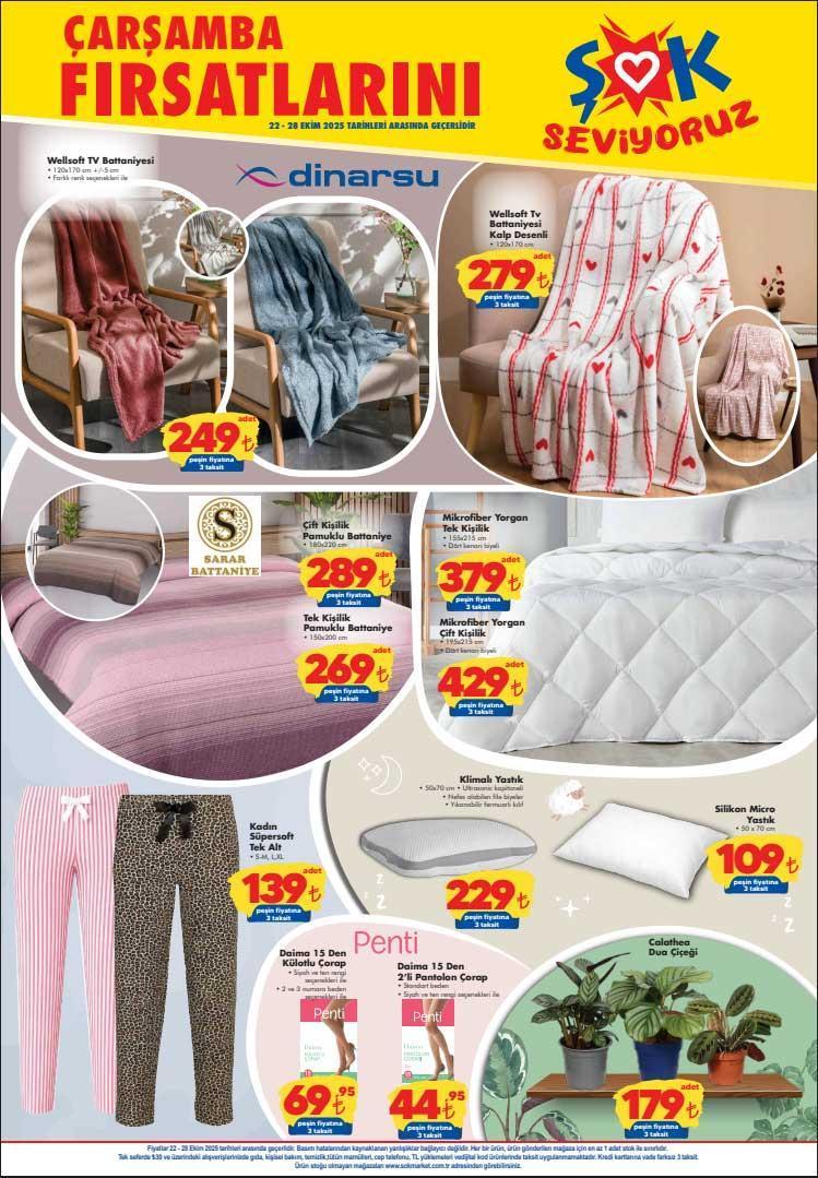 ŞOK 22-28 EKİM AKTÜEL KATALOĞU