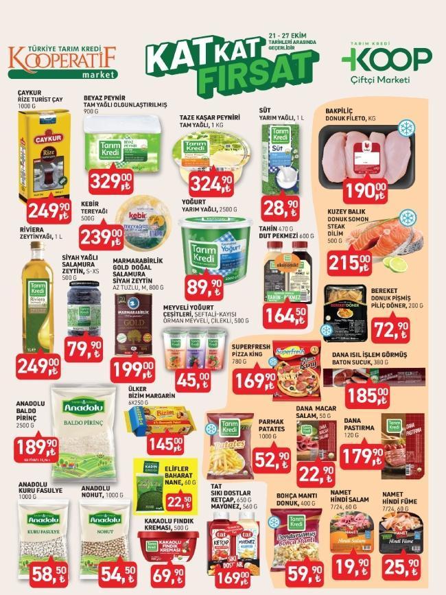 21 - 27 EKİM 2025 TARIM KREDİ MARKET KATALOĞU