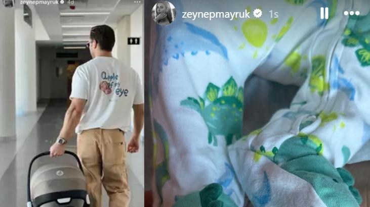 Zeynep Mayruk paylaştı İşte oğlu Alinin yeni fotoğrafı