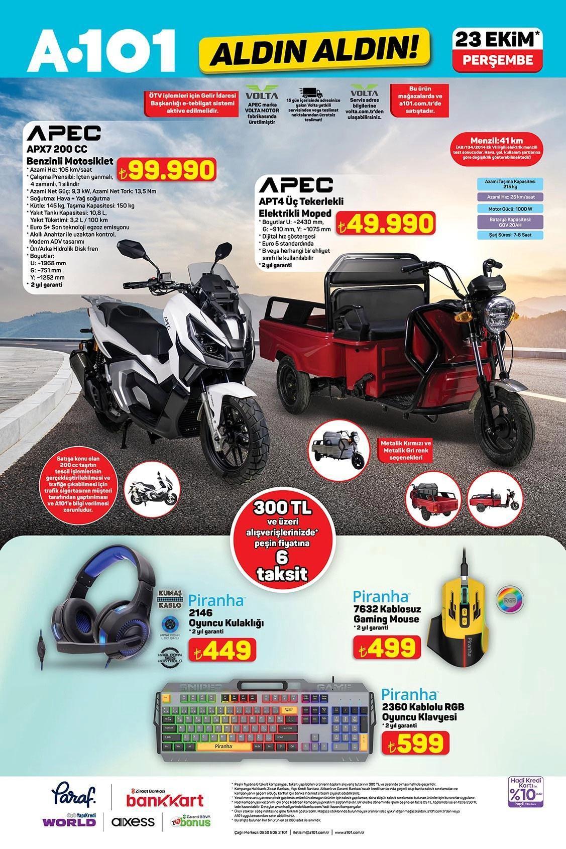 23 EKİM A101 AKTÜEL KATALOĞU