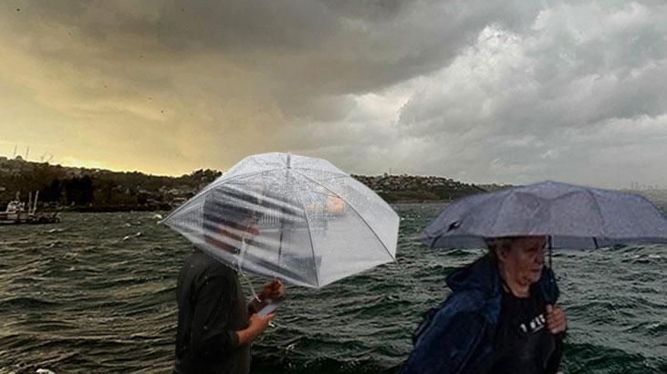 SON DAKİKA HAVA DURUMU: Meteoroloji İstanbul'u saat vererek uyardı! Çok şiddetli yağış geliyor