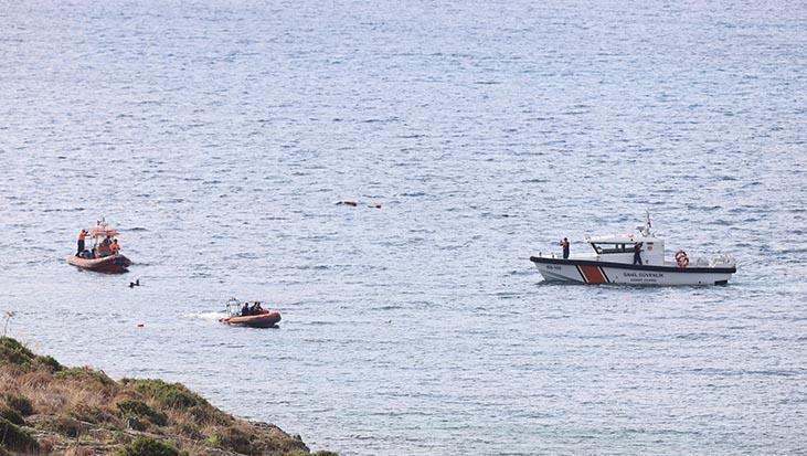 Bodrum açıklarında facia! Göçmen teknesi battı: 7 ölü