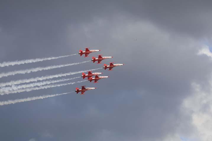 Cumhuriyetin 102. yılına hazırlık Türk Yıldızları Selimiye semalarında test uçuşu yaptı