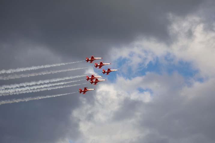 Cumhuriyetin 102. yılına hazırlık Türk Yıldızları Selimiye semalarında test uçuşu yaptı