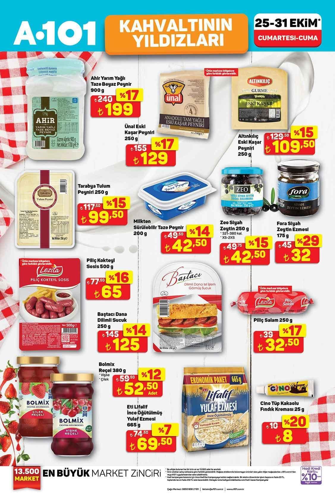 25-31 EKİM A101 HAFTANIN YILDIZLARI AKTÜEL KATALOĞU