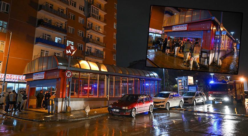 Ankara'da metro istasyonundaki duman paniğe neden oldu