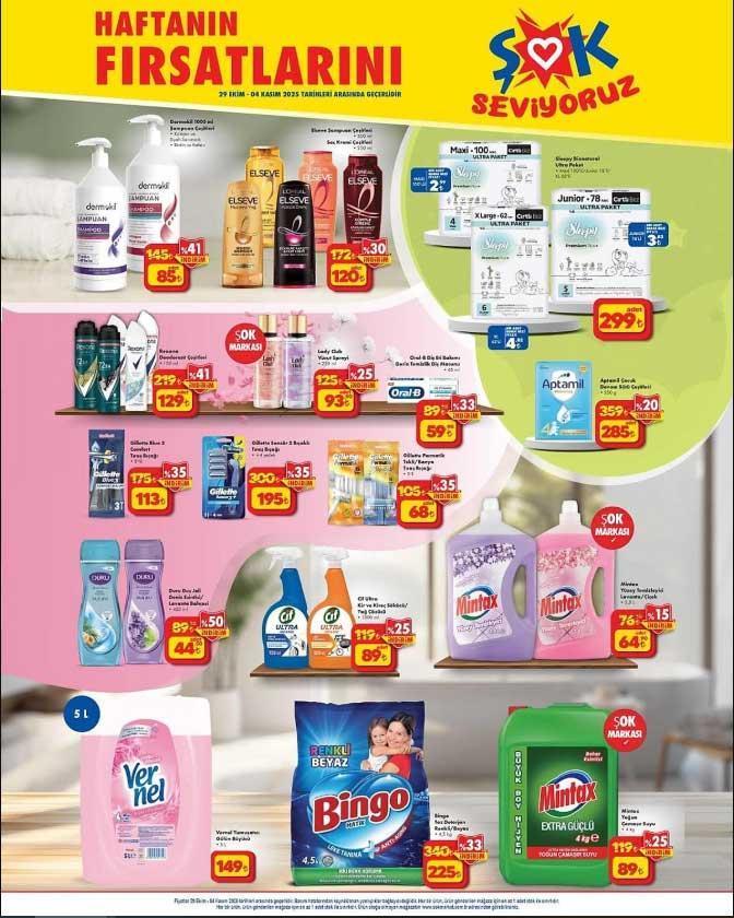 29 EKİM-4 KASIM ŞOK AKTÜEL ÜRÜNLER KATALOĞU