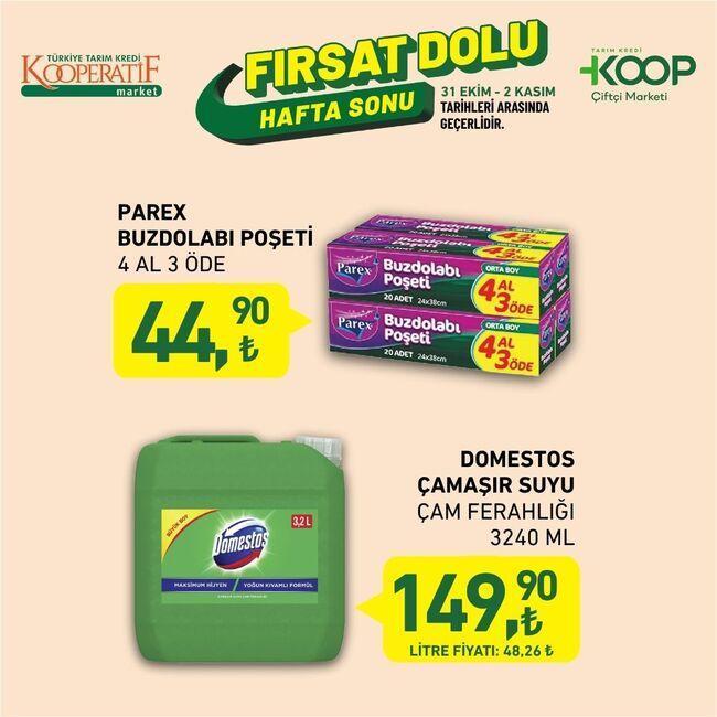 Tarım Kredi Market kataloğu broşürü indirim fırsatları raflarda 31 Ekim - 2 Kasım 2025 hafta sonu Tarım Kredi Kooperatifi aktüel indirimli ürünler fiyatları