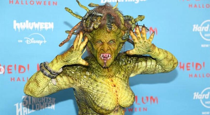 Kostümü olay oldu Heidi Klum yine rakipsiz Kostümü olay oldu Heidi Klum yine rakipsiz