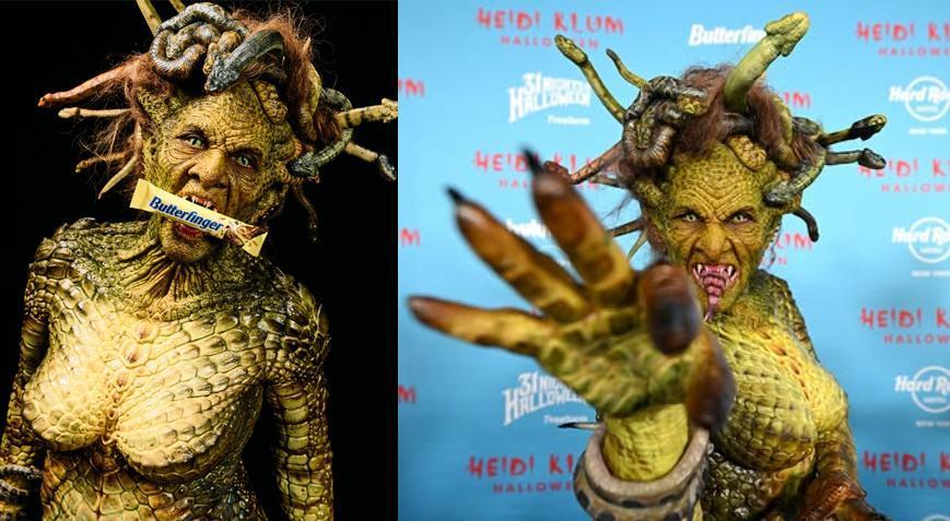 Kostümü olay oldu Heidi Klum yine rakipsiz Kostümü olay oldu Heidi Klum yine rakipsiz