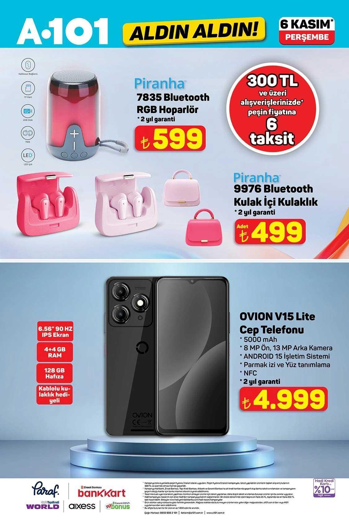 6 KASIM ALDIN ALDIN A101 AKTÜEL KATALOĞU