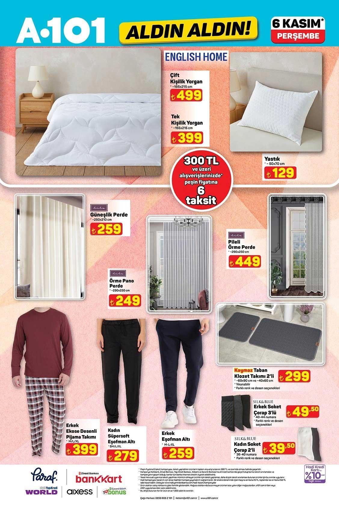 6 KASIM ALDIN ALDIN A101 AKTÜEL KATALOĞU