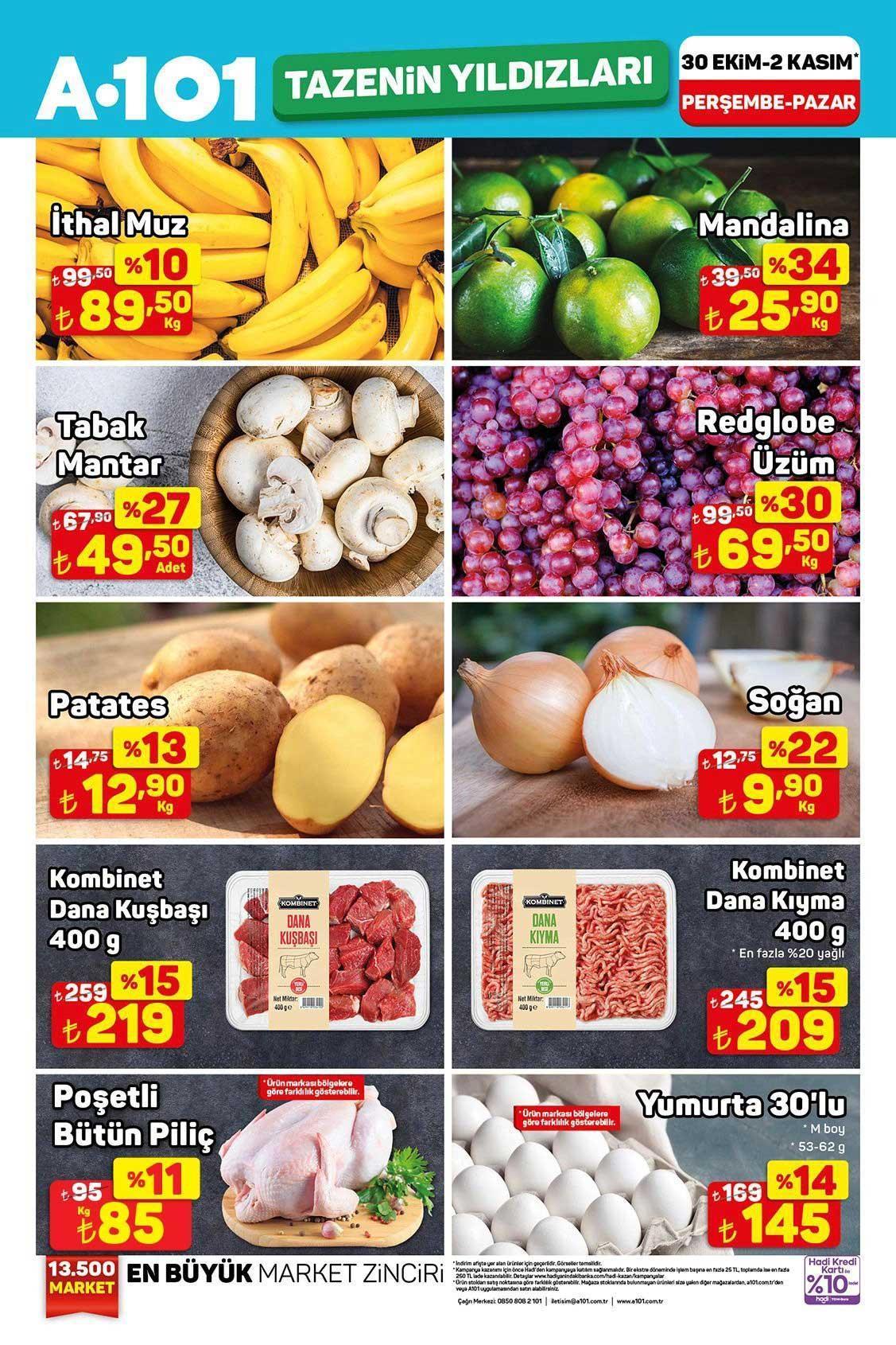 30 EKİM-2 KASIM AKTÜEL İNDİRİMLERİ