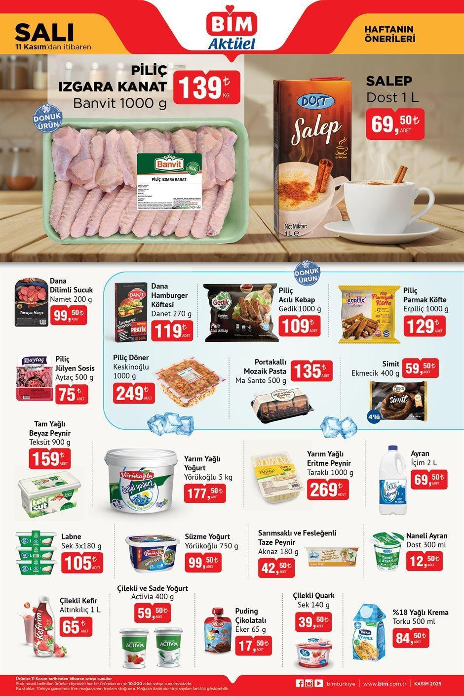 11 KASIM SALI BİM AKTÜEL KATALOĞU