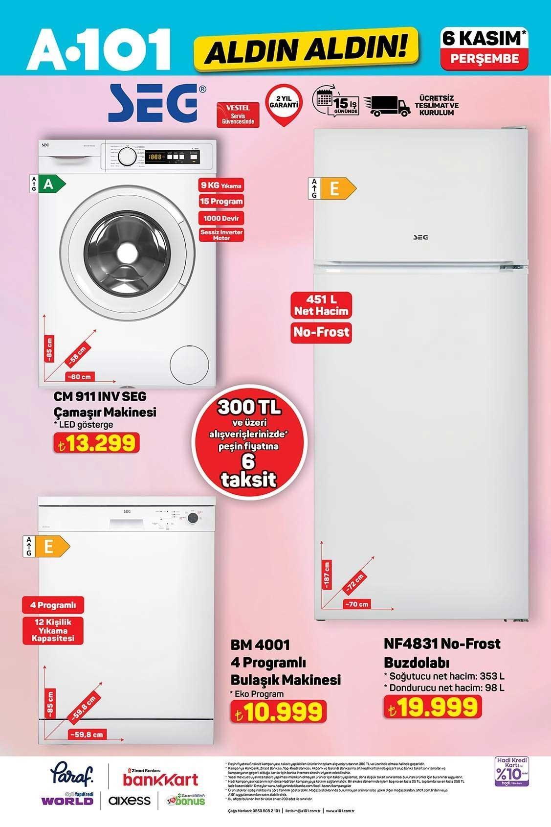 A101 ALDIN ALDIN 6 KASIM PERŞEMBE AKTÜEL ÜRÜNLER KATALOĞU