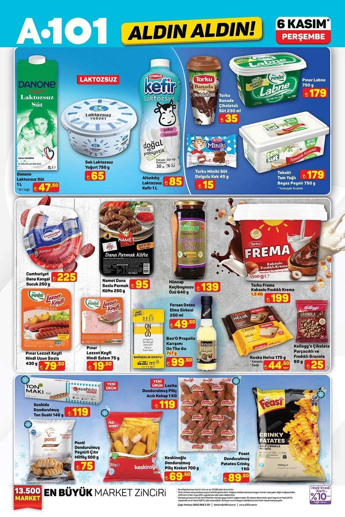 A101 ALDIN ALDIN 6 KASIM PERŞEMBE AKTÜEL ÜRÜNLER KATALOĞU
