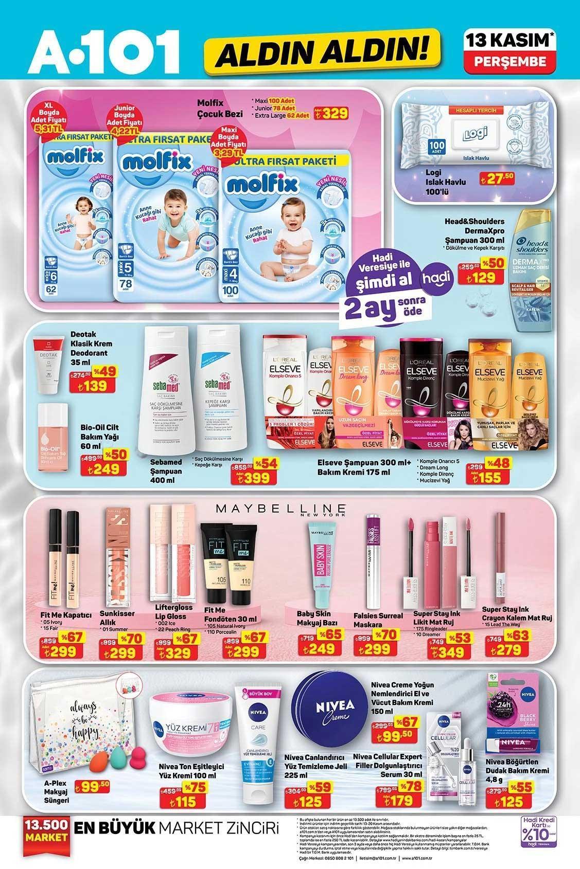 13 KASIM A101 ALDIN ALDIN AKTÜEL KATALOĞU
