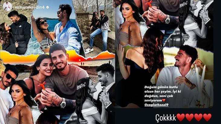 Samet Akaydından romantik doğum günü mesajı Seni çok seviyorum