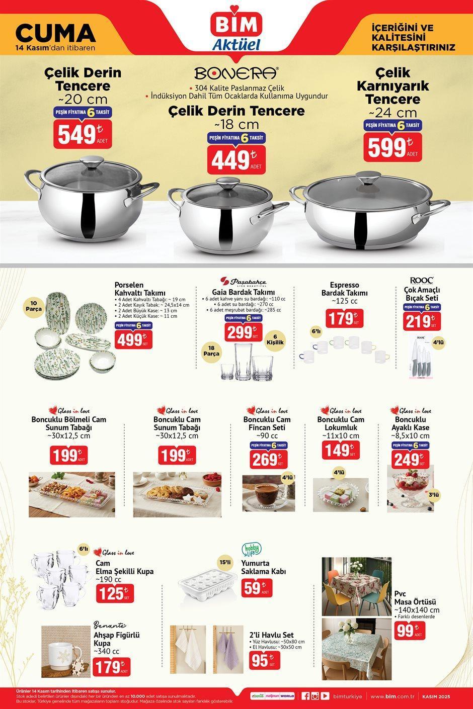 14 KASIM CUMA BİM AKTÜEL KATALOĞU 14 KASIM CUMA BİM AKTÜEL KATALOĞU