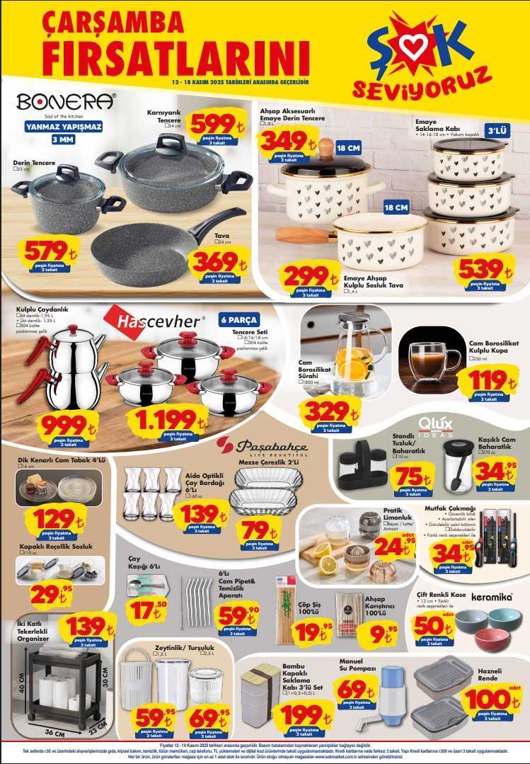 ŞOK 12-18 KASIM AKTÜEL İNDİRİMLERİ