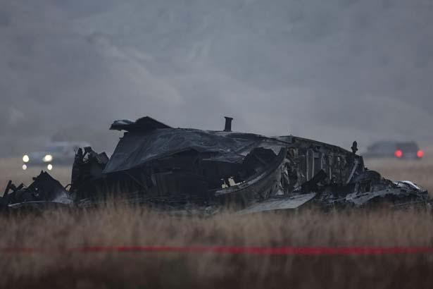 Son dakika... İşte 20 askerimizin şehit olduğu bölge Gürcistandan düşen uçağın enkazından ilk görüntüler