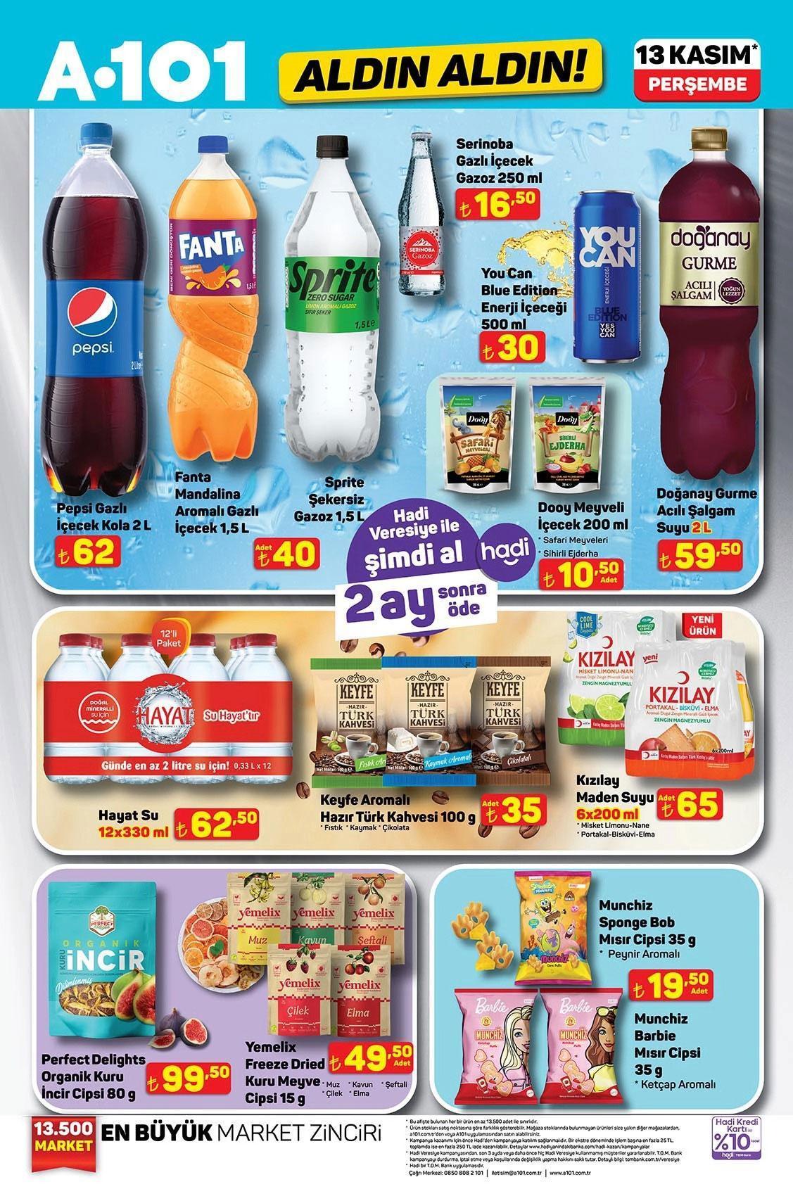 A101 ALDIN ALDIN 13 KASIM PERŞEMBE AKTÜEL İNDİRİMLERİ