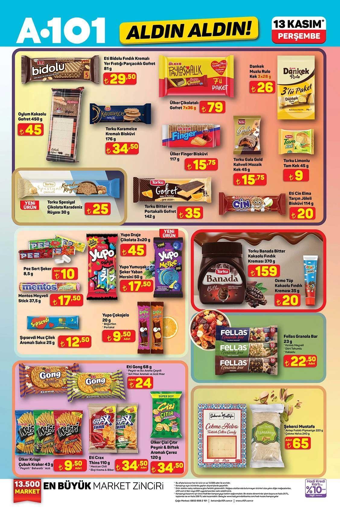 A101 ALDIN ALDIN 13 KASIM PERŞEMBE AKTÜEL İNDİRİMLERİ