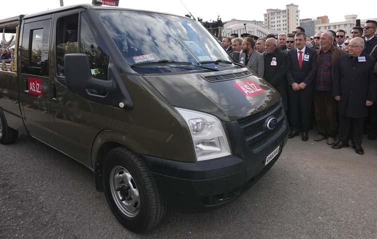 Askeri kargo uçağında şehit olan 3 asker, Ankarada son yolculuğuna uğurlandı