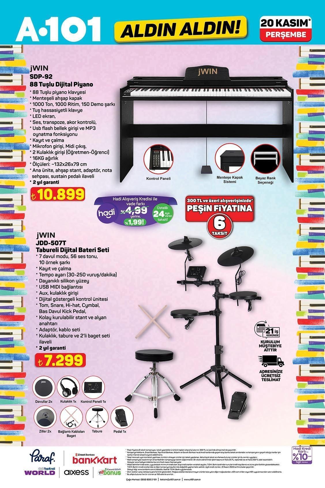 20 KASIM A101 ALDIN ALDIN AKTÜEL KATALOĞU