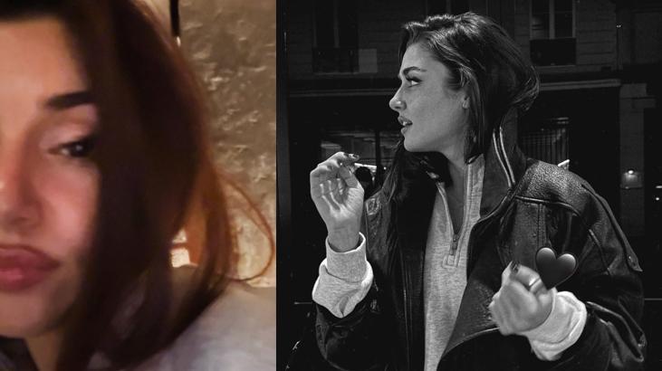 Siyah beyaz kare Hande Erçelden yeni Instagram pozu Siyah beyaz kare Hande Erçelden yeni Instagram pozu