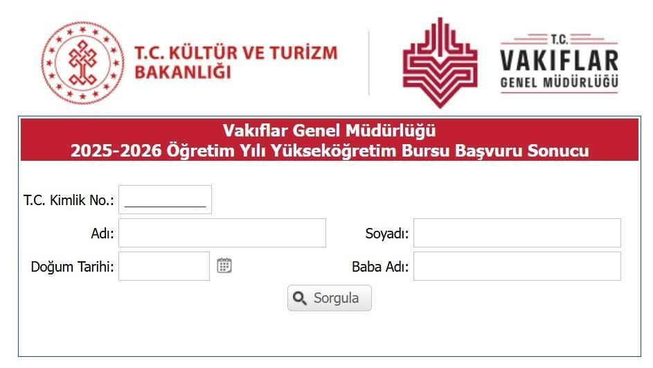 VGM BURS SONUÇLARI AÇIKLANDI