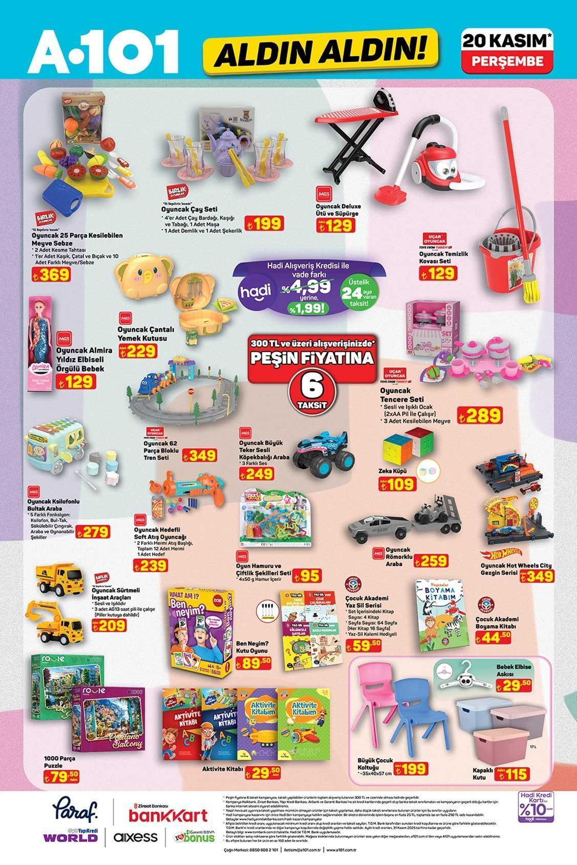 A101 ALDIN ALDIN 20 KASIM AKTÜEL İNDİRİMLERİ