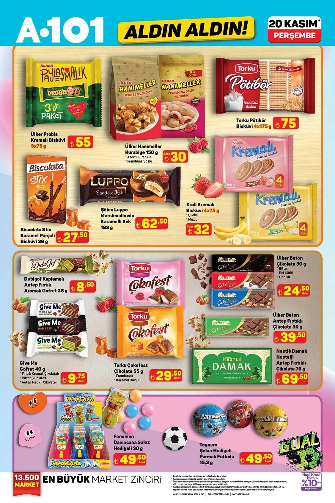 A101 ALDIN ALDIN 20 KASIM AKTÜEL İNDİRİMLERİ