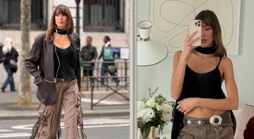 Dilan Çiçek Deniz Paris’te rüzgar gibi esti İddialı pozları sosyal medyayı salladı