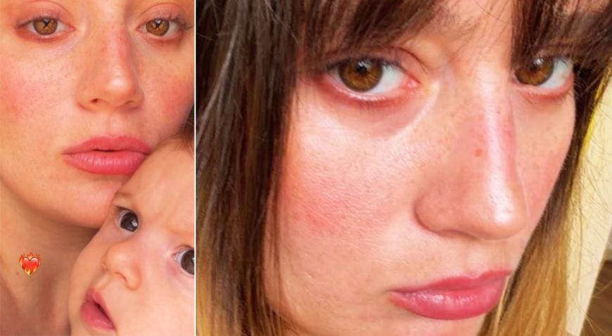 Gizem Karaca kızı Leyla Yaz’ın yüzünü ilk kez gösterdi Dayanamadım