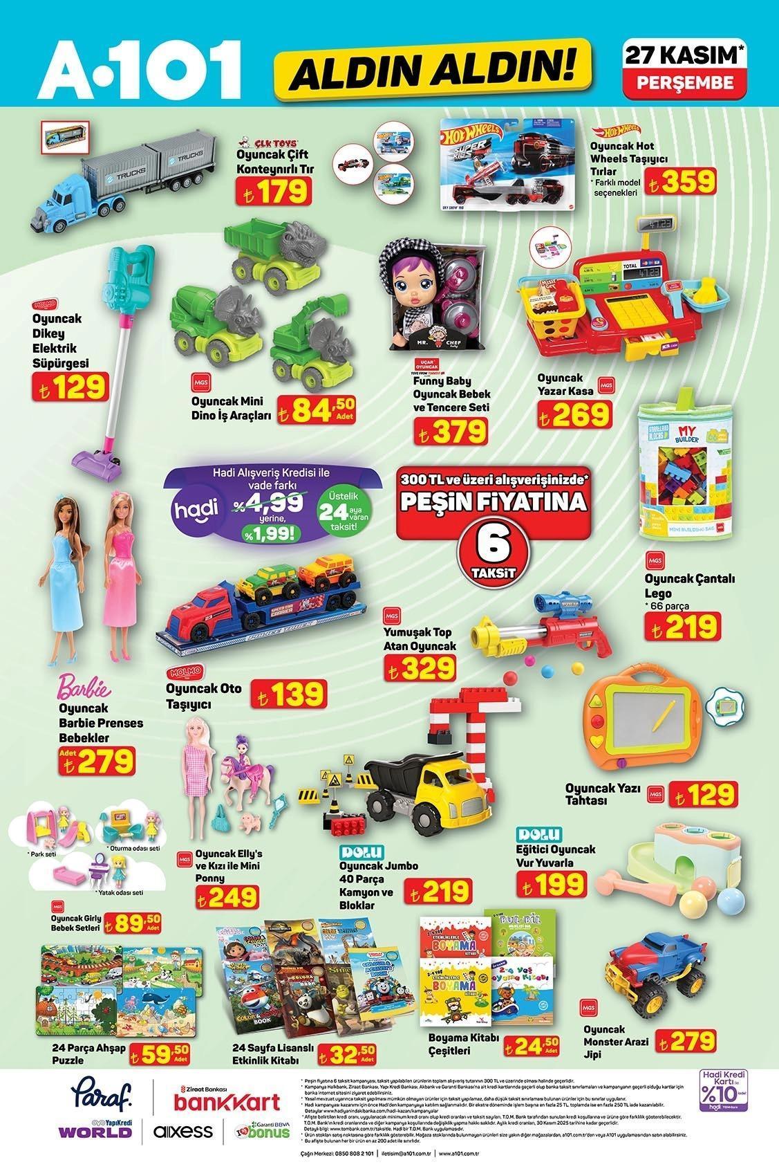 27 KASIM A101 AKTÜEL İNDİRİMLERİ