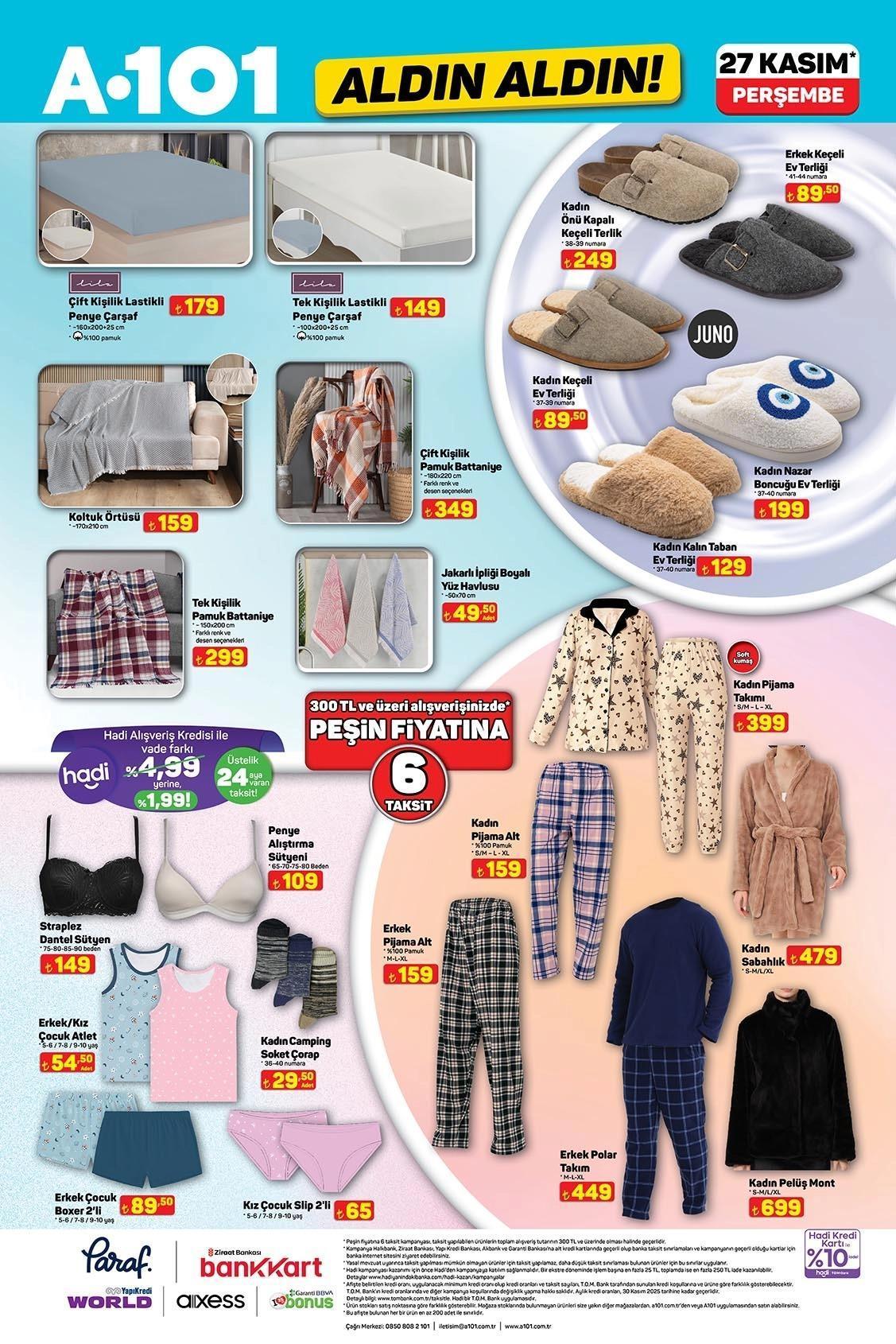 27 KASIM A101 AKTÜEL İNDİRİMLERİ