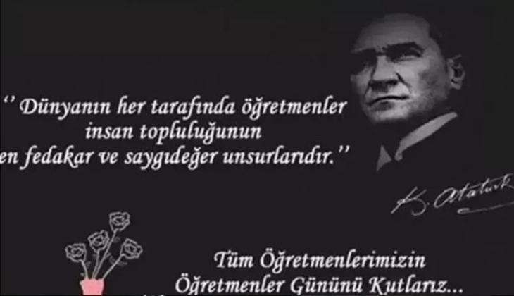 24 Kasım Öğretmenler Günü Mesajları 💌 24 Kasım Öğretmenler Günü ile ilgili Atatürk sözleri Türkçe, İngilizce üstü yazılı resimler