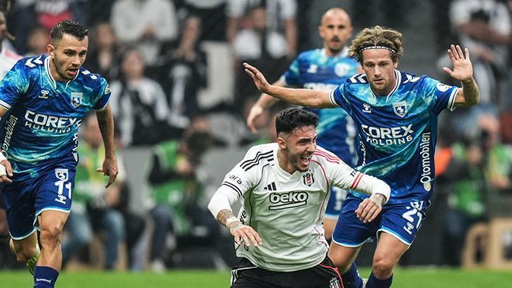 Beşiktaş - Samsunspor maçından kareler