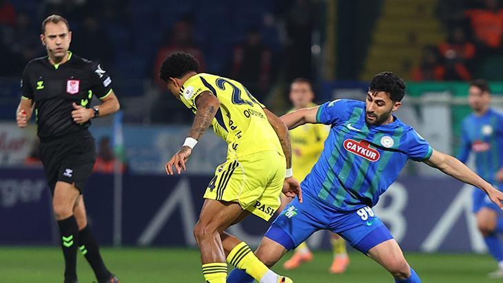 Rizespor - Fenerbahçe maçından fotoğraflar